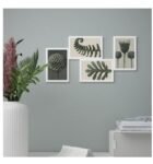 ledieu® IKEA YLLEVAD Art Card, Botanical Details, 10x15 cm (4x6") (Pack of 4 PC)