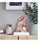 ledieu® IKEA VINTER 2021 Gift bag, (3PC), Jute natural Bag with String, Gift Wrap Jute bag