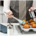 ledieu® IKEA BAKGLAD Pastry Brush; Beige Blue; Length: 26cm