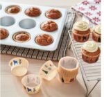 ledieu®IKEA Vinter Baking Cup, Christmas Pattern Multicolor (65 PC)