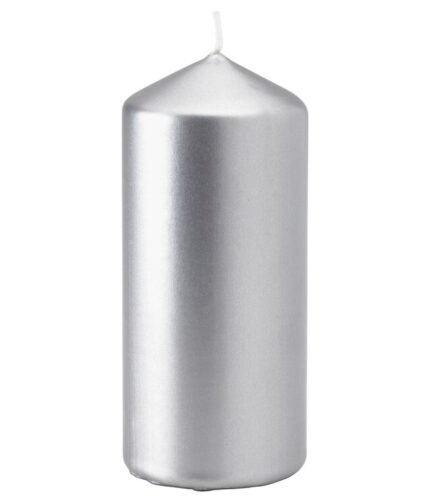 IKEA fenomen unscented block candle silver colour